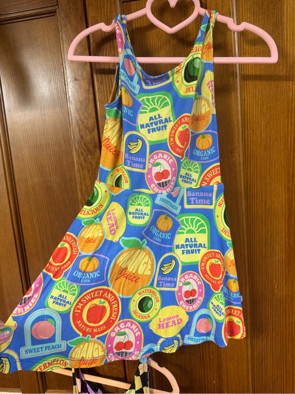 Bums & Roses Fruit Twistback Dress